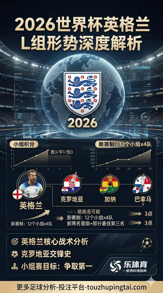 2026世界杯英格兰被分在哪组？