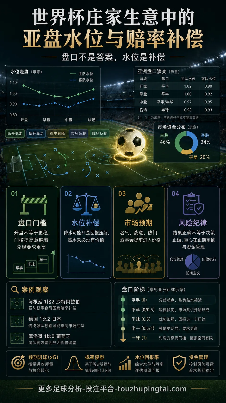 世界杯庄家生意中的亚盘水位与赔率补偿