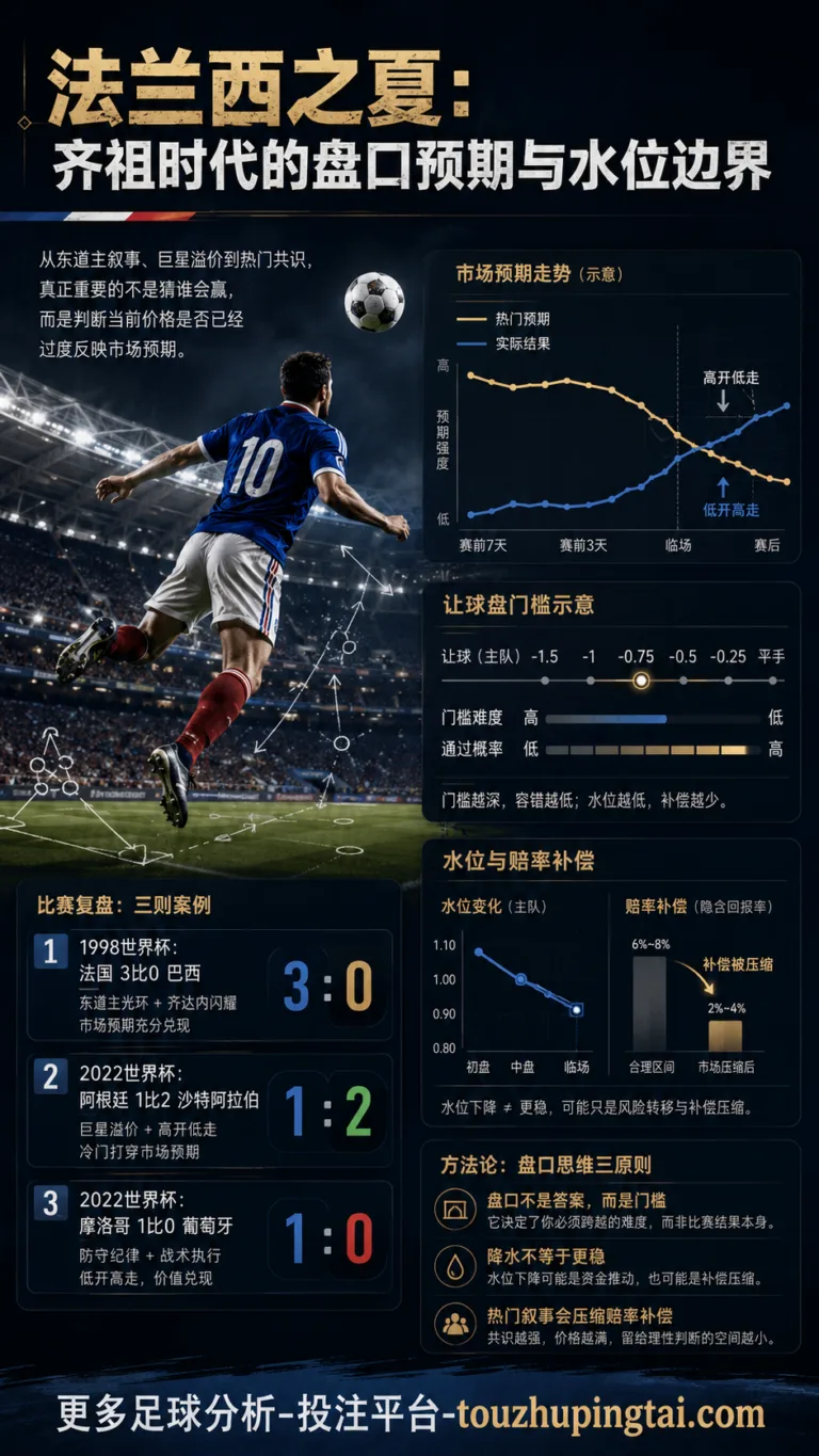 法兰西之夏：齐祖时代的盘口预期与水位边界