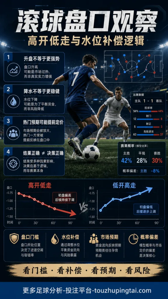 滚球盘口观察：高开低走与水位补偿逻辑