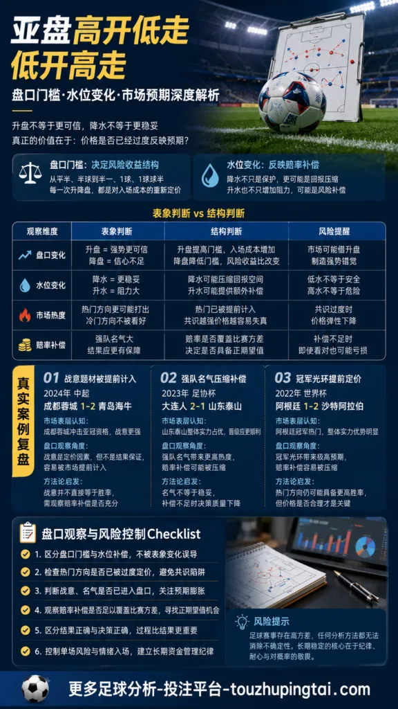 经典格子衫黑马的亚盘预期差与水位判断
