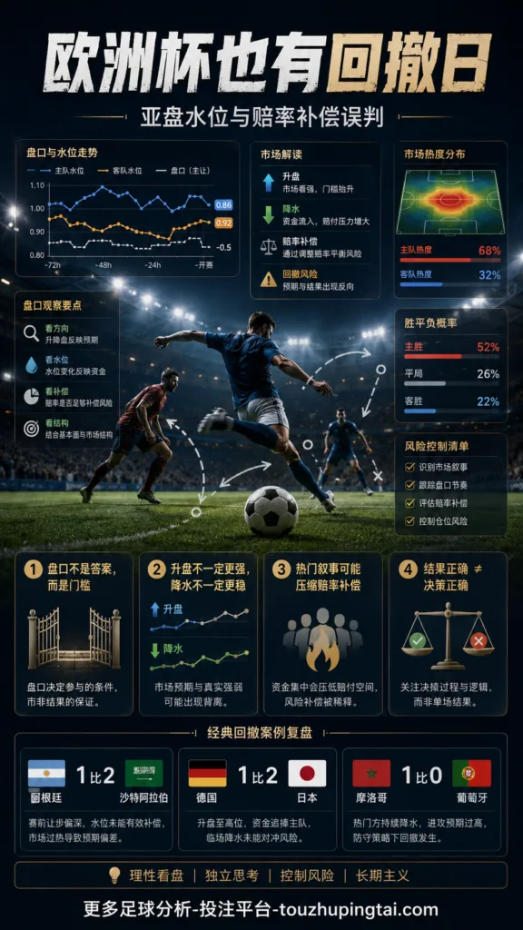 欧洲杯也有回撤日：亚盘水位与赔率补偿误判