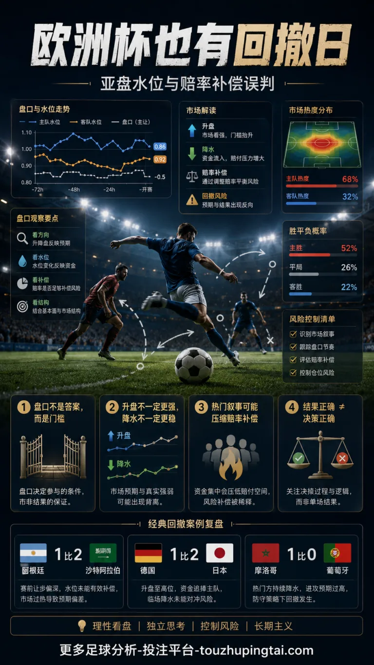 欧洲杯也有回撤日：亚盘水位与赔率补偿误判