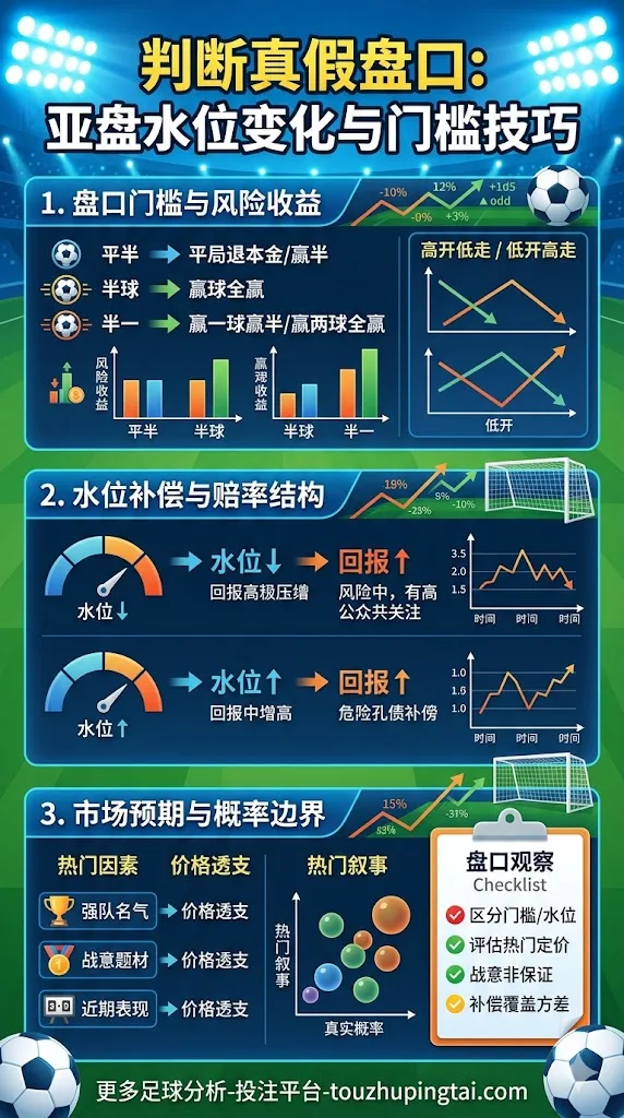 判断真假盘口：亚盘水位变化与门槛技巧