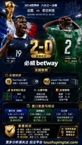 世界杯2014八分之一决赛：法国 vs 尼日利亚 复盘｜2比0验证赛前强弱