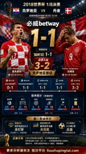 世界杯2018八分之一决赛：克罗地亚 vs 丹麦 复盘｜1比1之后，克罗地亚点球过关