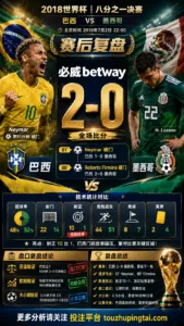 世界杯2018八分之一决赛：巴西 vs 墨西哥 复盘｜2比0验证赛前强弱