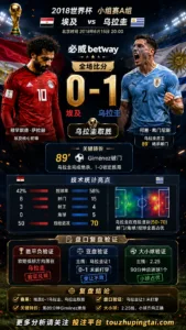 世界杯2018小组赛：埃及 vs 乌拉圭 复盘｜0比1验证赛前强弱