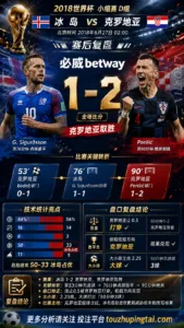 世界杯2018小组赛：冰岛 vs 克罗地亚 复盘｜1比2验证赛前强弱
