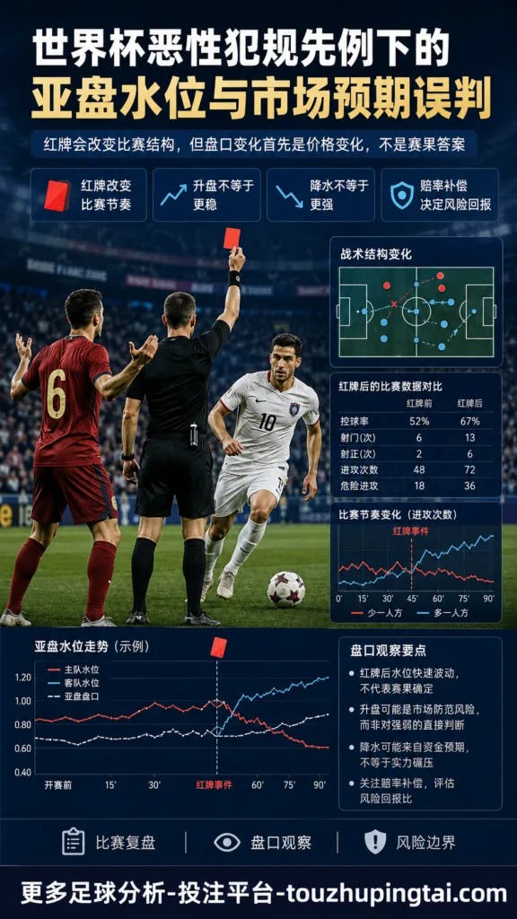世界杯恶性犯规先例下的亚盘水位与市场预期误判