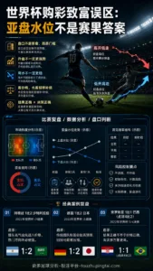 世界杯购彩致富误区：亚盘水位不是赛果答案