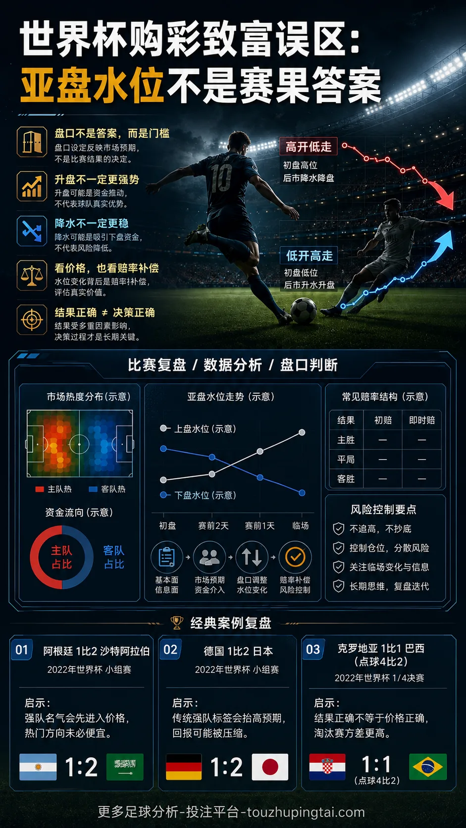世界杯购彩致富误区:亚盘水位不是赛果答案
