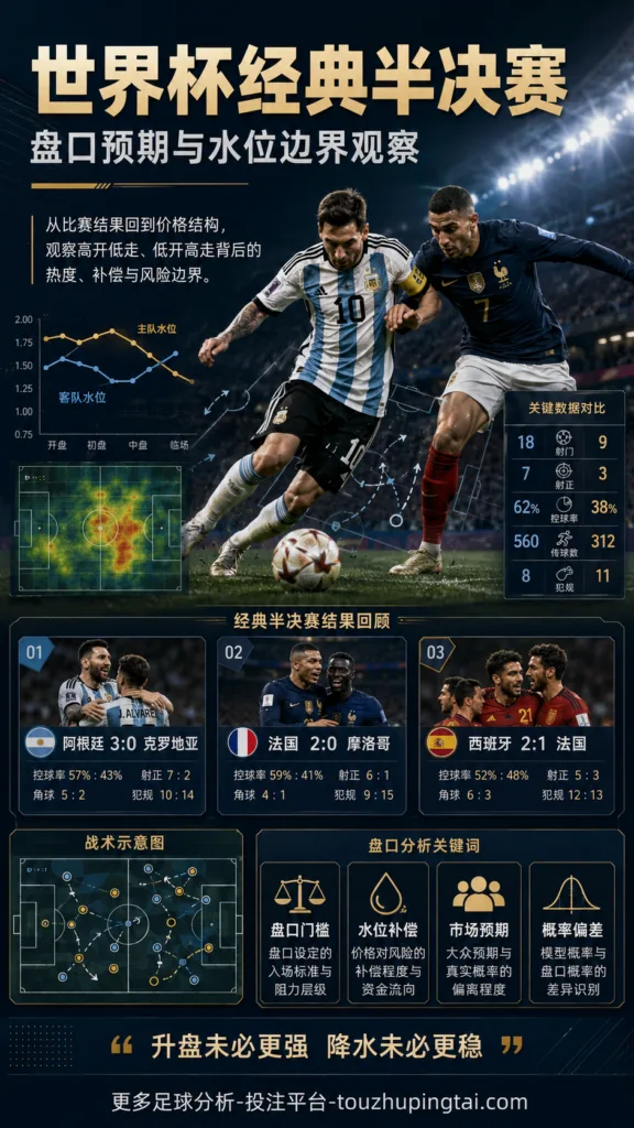 世界杯经典半决赛的盘口预期与水位边界