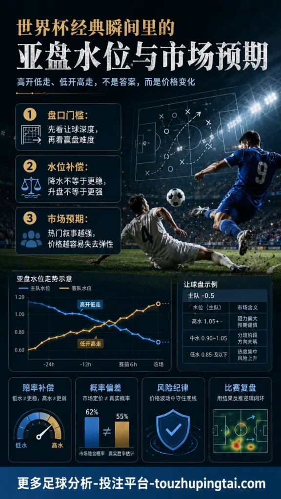 世界杯经典瞬间里的亚盘水位与市场预期