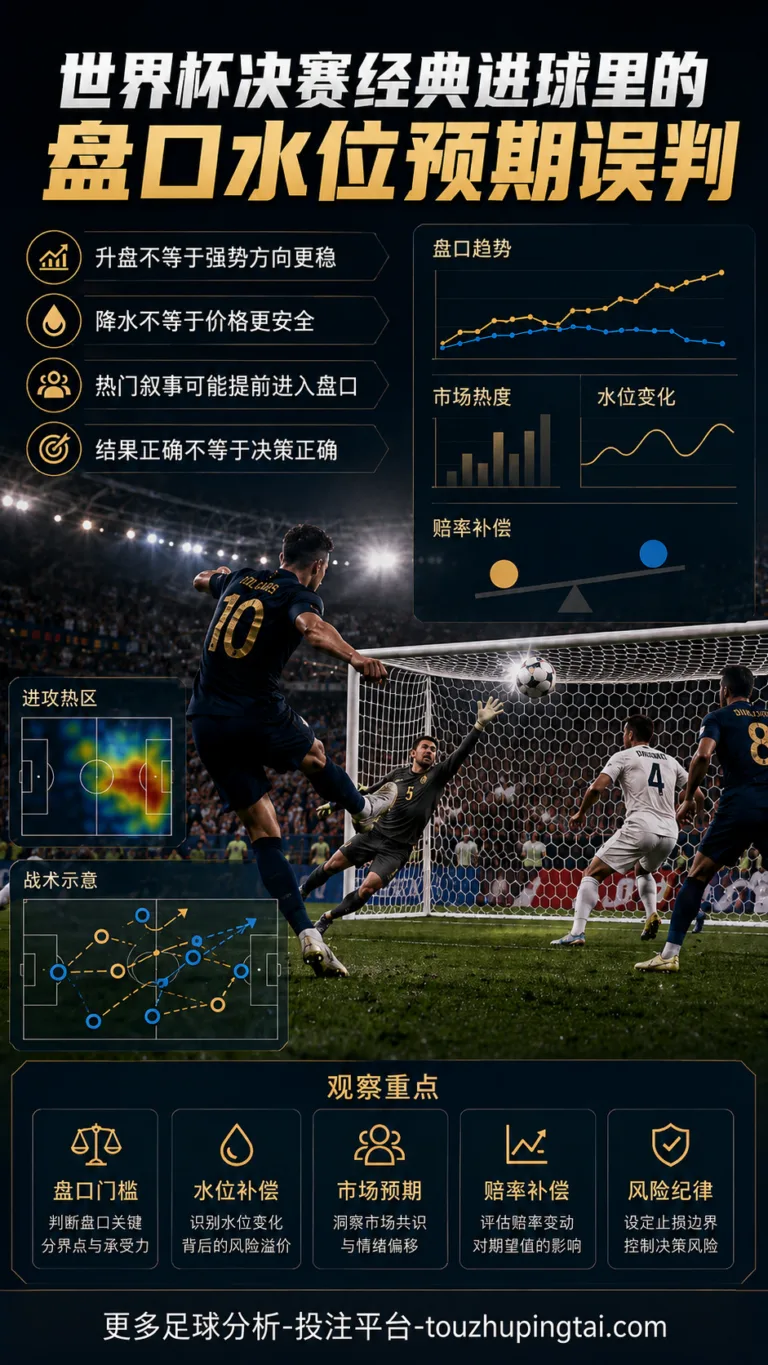 世界杯决赛经典进球里的盘口水位预期误判