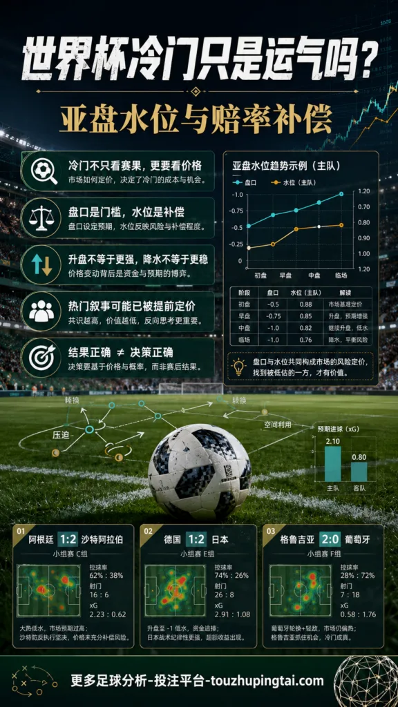 世界杯冷门只是运气吗：亚盘水位与赔率补偿
