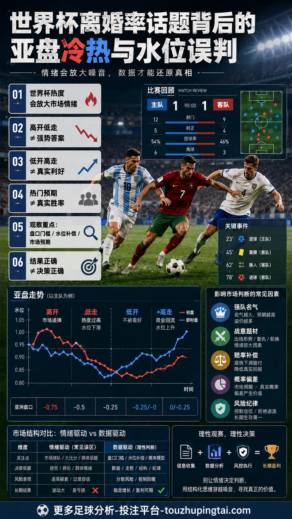 世界杯离婚率话题背后的亚盘冷热与水位误判