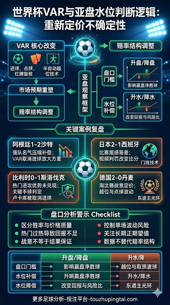 世界杯视频助理裁判如何影响亚盘水位判断逻辑