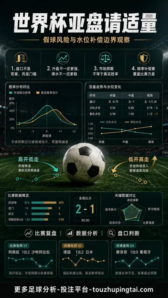 世界杯亚盘请适量：假球风险与水位补偿边界观察