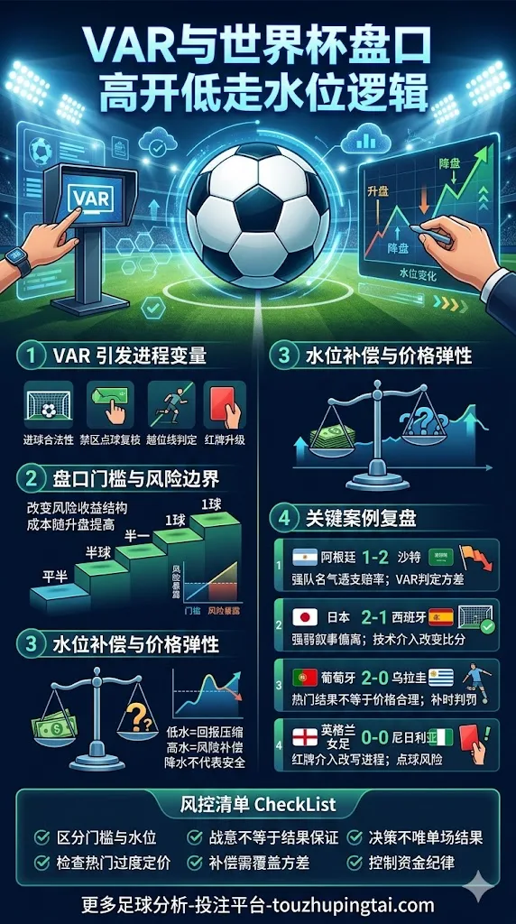 VAR引发世界杯盘口高开低走与水位逻辑