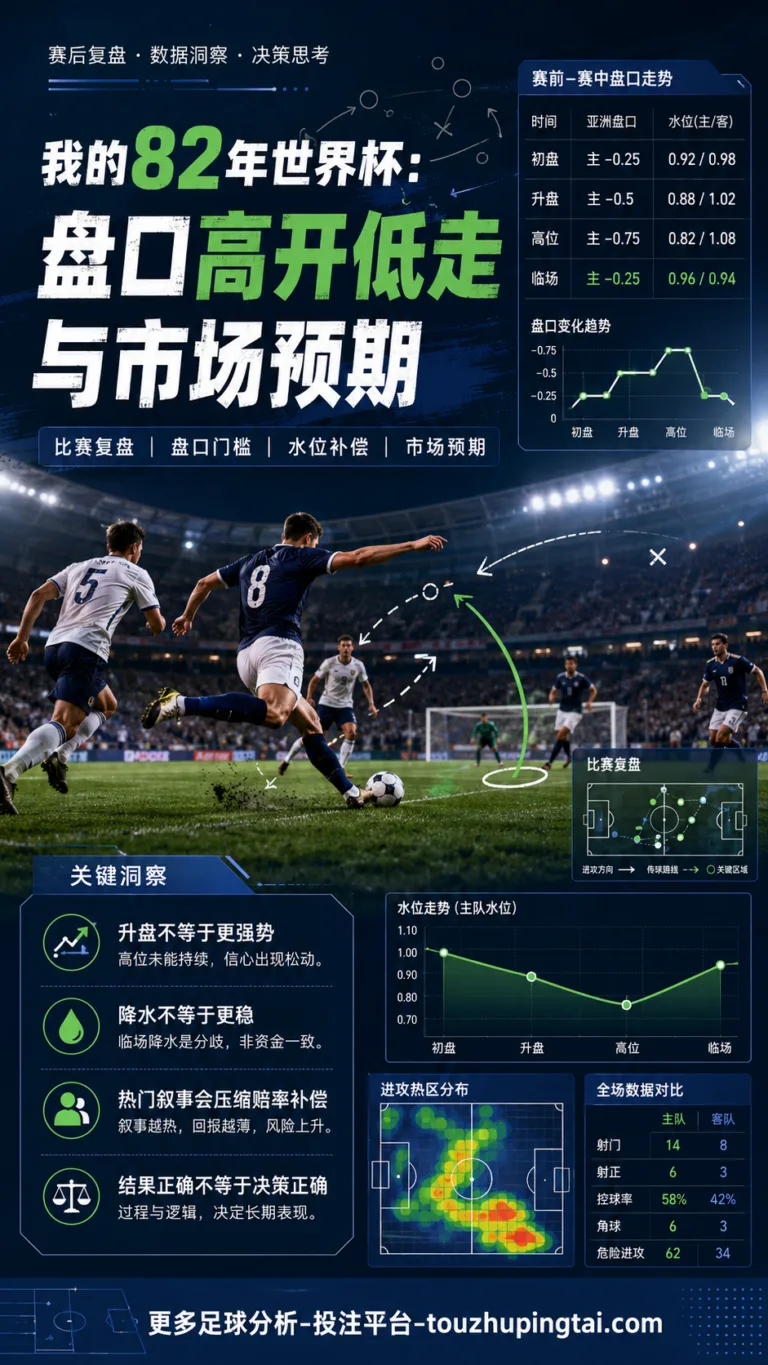 我的82年世界杯：盘口高开低走与市场预期