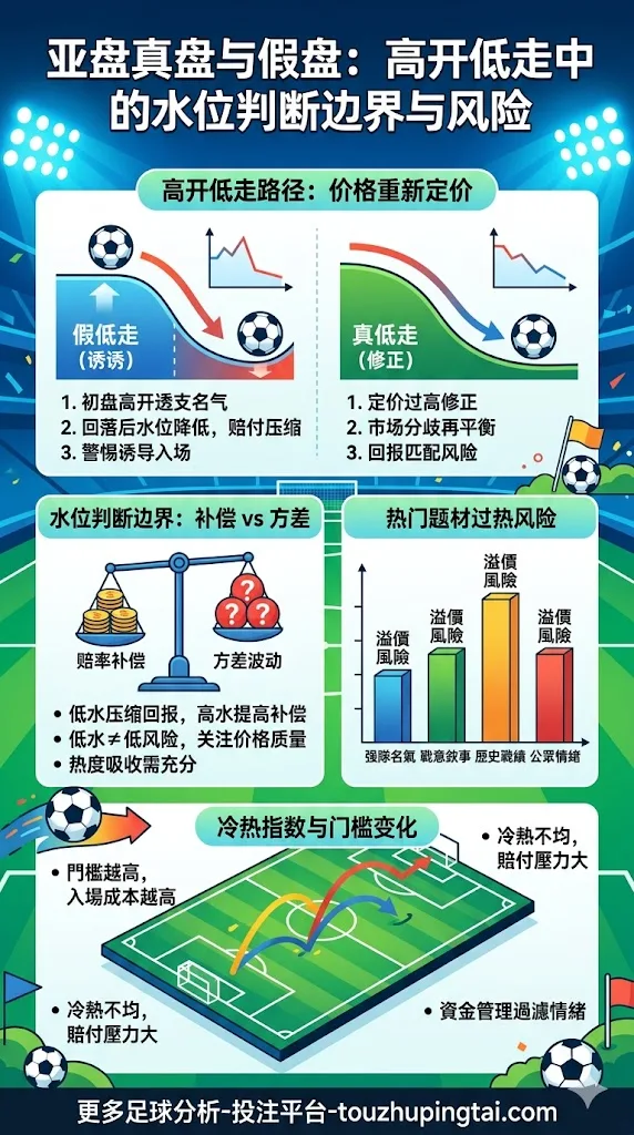 亚盘真盘与假盘：高开低走中的水位判断边界与风险
