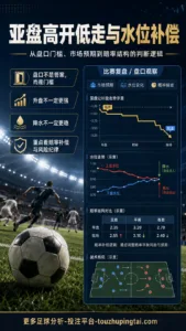 一个足球操盘手视角下的亚盘高开低走与水位补偿