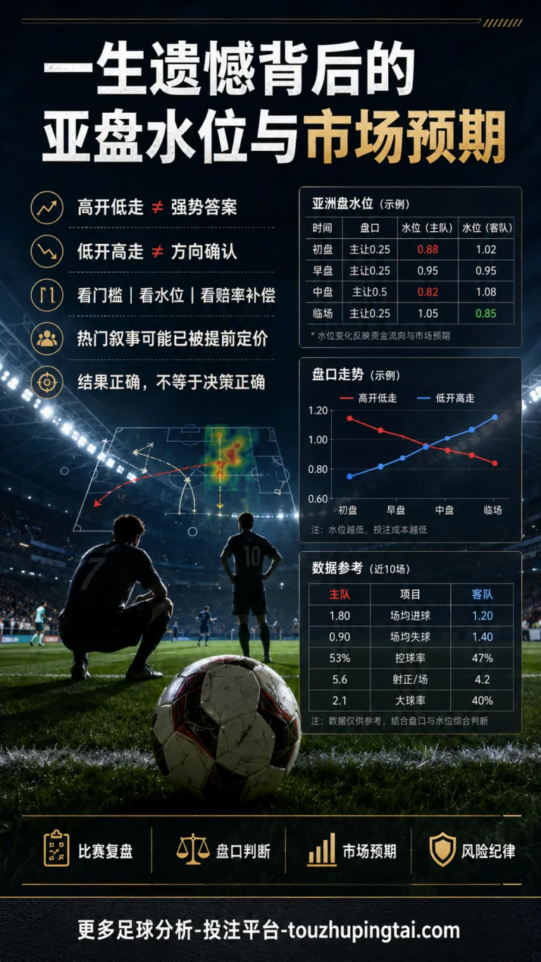 一生遗憾背后的亚盘水位与市场预期