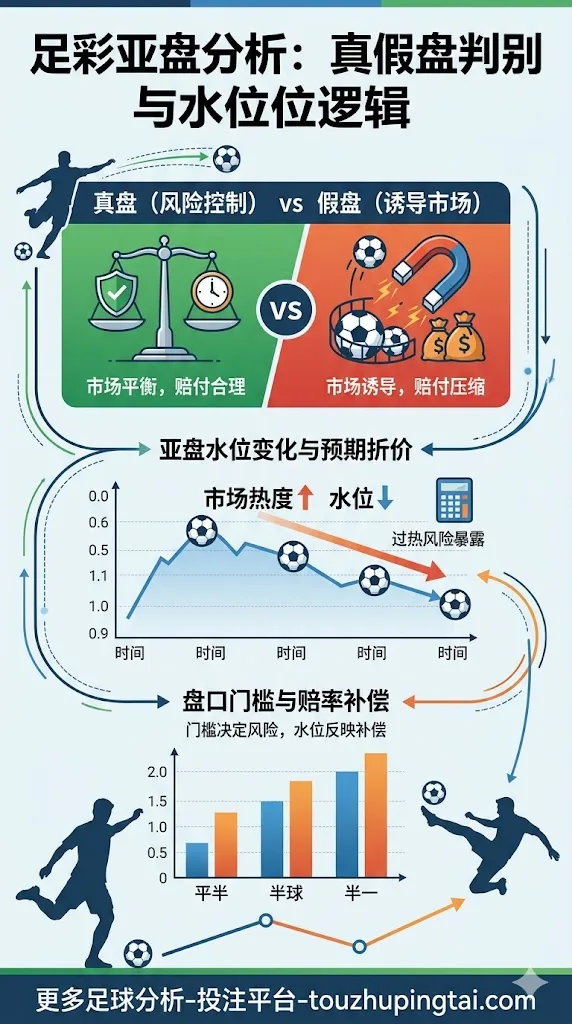 足彩真盘与假盘的界限：亚盘水位变化与赔率补偿