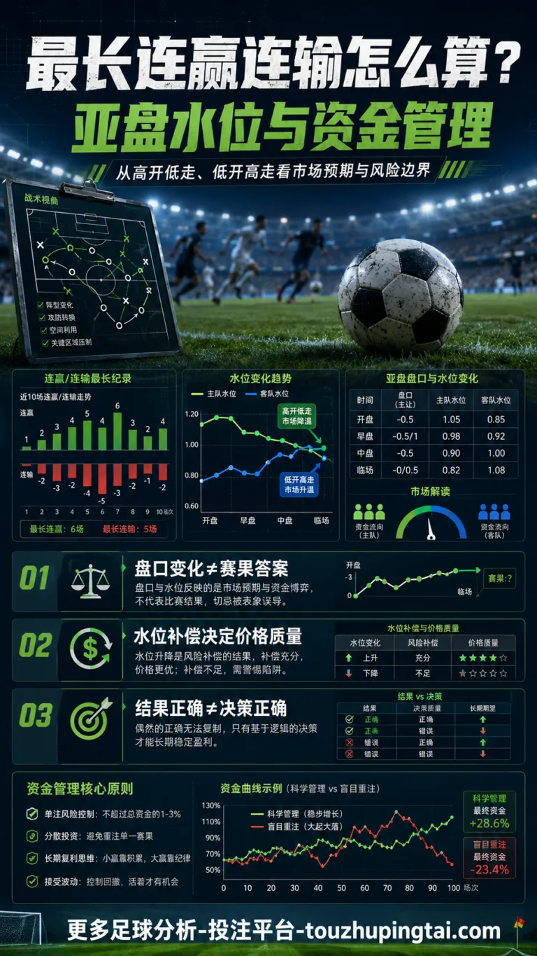 最长连赢连输怎么算：亚盘水位与资金管理