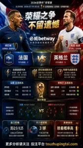 2026世界杯季军赛 法国 VS 英格兰：轮换和战意放大波动，边路速度与定位球决定节奏