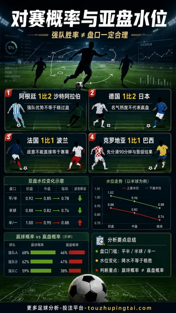 对赛概率与亚盘水位：足球盘口如何重塑市场预期