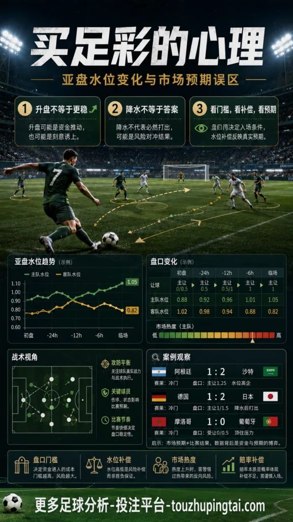 买足彩的心理：亚盘水位变化与市场预期误区