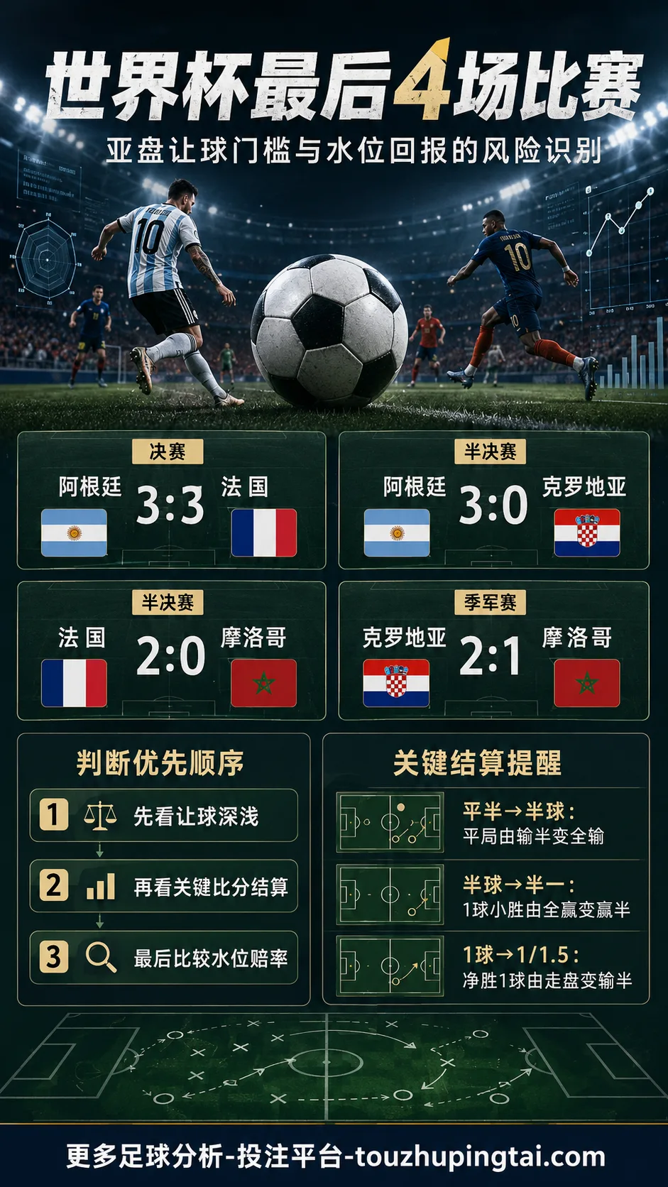 世界杯最后4场比赛：亚盘让球门槛与水位回报的风险识别