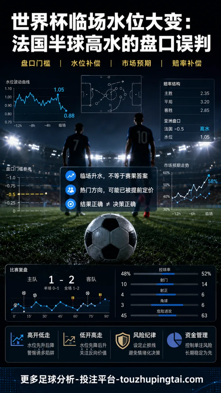 世界杯临场水位大变：法国半球高水的盘口误判