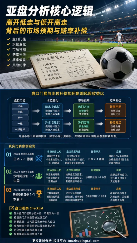 从操盘特点看亚盘差异：盘口水位与赔率补偿