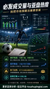 必发成交量与亚盘热度：别把市场预期当赛果答案
