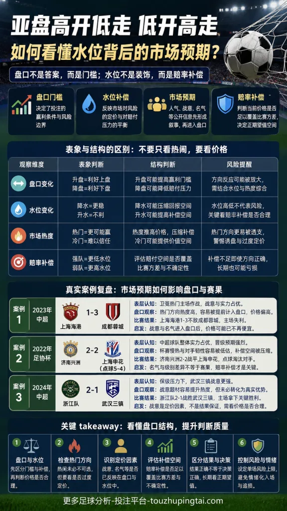 精确比分并非内定：高开低走与水位变化的判断边界