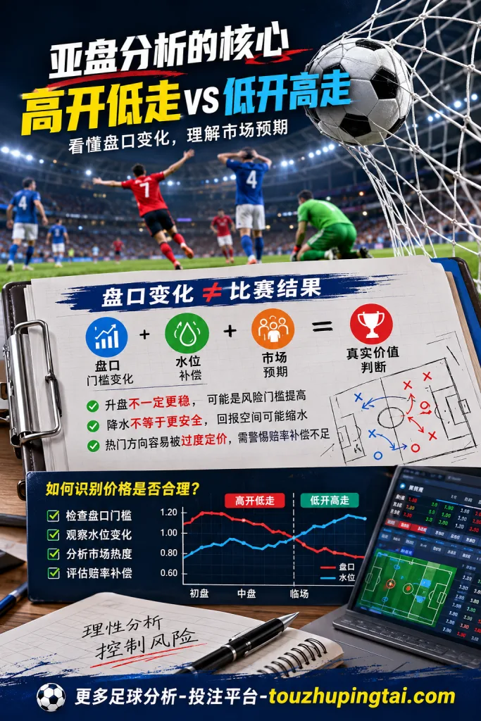 赔率像房地产定价：看懂亚盘高开低走与水位补偿