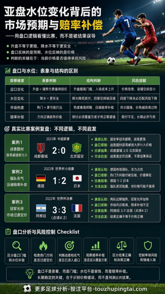 高峰足球精算法升级：亚盘高开低走与低开高走的价格逻辑