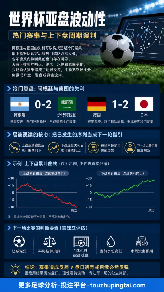 世界杯亚盘波动性数据其二：短期周期与拐点误判